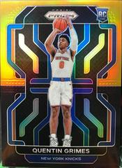 Quentin Grimes [Black Gold Prizm] Basketball Cards 2021 Panini Prizm Prices