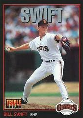 Bill Swift #262 Baseball Cards 1993 Panini Donruss Triple Play Prices