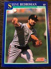 Steve Bedrosian Baseball Cards 1991 Score Prices