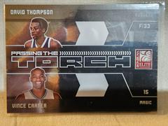 David Thompson/Vince Carter ##6 Basketball Cards 2009 Donruss Elite Passing the Torch Prices
