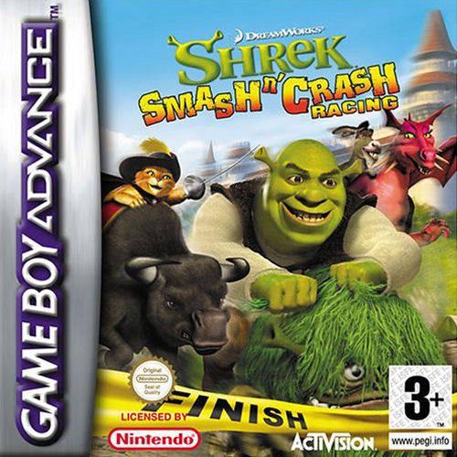 Shrek Smash n' Crash Racing PAL GameBoy Advance