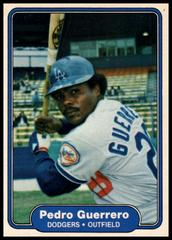Pedro Guerrero #7 Baseball Cards 1982 Fleer Prices
