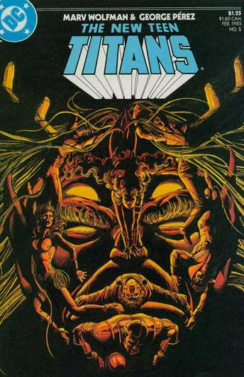 The New Teen Titans #5 (1985) Cover Art