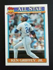 Ken Griffey Jr. Baseball Cards 1991 Topps Tiffany Prices