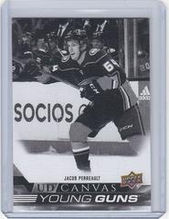 Jacob Perreault [Black & White] Hockey Cards 2022 Upper Deck UD Canvas Prices