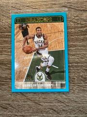 Giannis Antetokounmpo [Teal] #9 Basketball Cards 2017 Panini Hoops Prices