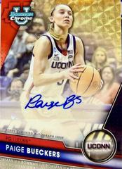 Paige Bueckers [Superfractor] #BSPA-PB Basketball Cards 2023 Bowman Chrome University SP Image Variations Autographs Prices