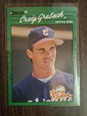 Craig Grebeck #9 Baseball Cards 1990 Panini Donruss Rookies Prices