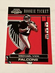 Michael Vick [Sample] #157 Football Cards 2001 Playoff Contenders Prices