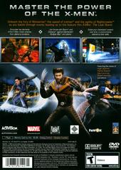 Back Cover | X-Men: The Official Game Playstation 2