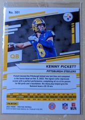 Back | Kenny Pickett Football Cards 2022 Panini Prestige