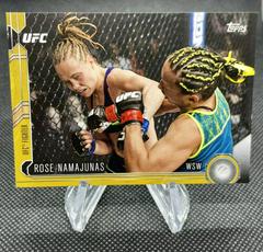 Rose Namajunas [Gold] Ufc Cards 2015 Topps UFC Chronicles Prices