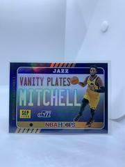 Donovan Mitchell [Holo] Basketball Cards 2020 Panini Hoops Vanity Plates Prices