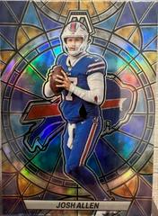 Josh Allen Football Cards 2023 Panini Mosaic Stained Glass Prices