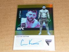 Calvin Kattar [Gold] Ufc Cards 2022 Panini Chronicles UFC Flux Autographs Prices