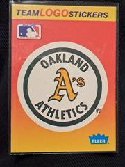 A's Baseball Cards 1991 Fleer Team Logo Stickers Top 10 Prices