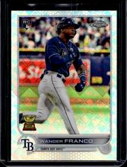 Wander Franco #80 Baseball Cards 2022 Topps Chrome Logofractor Prices