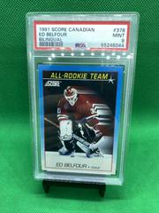 Ed Belfour [Bilingual] #378 Hockey Cards 1991 Score Canadian Prices