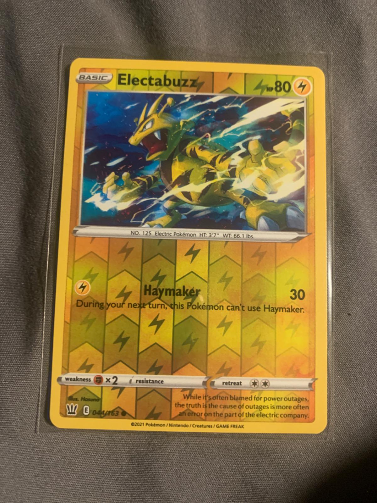 Electabuzz [Reverse Holo] Ungraded Pokemon Battle Styles