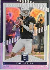 Will Grier #RE-12 Football Cards 2019 Donruss Elite Rookie Elitist Prices