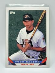 Todd Helton #19T Baseball Cards 1993 Topps Traded Prices