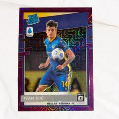 Ivan Ilic [Purple Mojo] #10 Soccer Cards 2020 Panini Chronicles Optic Rated Rookies Serie A Prices
