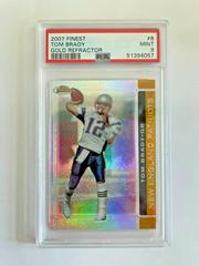Tom Brady [Gold Refractor] #8 Football Cards 2007 Topps Finest Prices