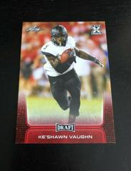 Ke'Shawn Vaughn [Red] Football Cards 2020 Leaf Draft Prices