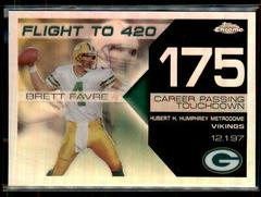 Brett Favre [Refractor] #BFC-BF199 Football Cards 2007 Topps Chrome Brett Favre Collection Prices