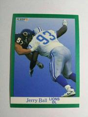 Jerry Ball #240 Football Cards 1991 Fleer Prices