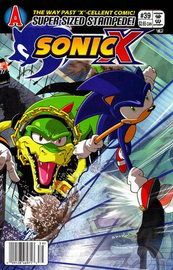 Sonic X #39 (2008) Cover Art