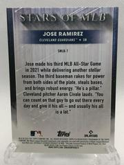 Back Of Card | Jose Ramirez Baseball Cards 2022 Topps Stars of MLB