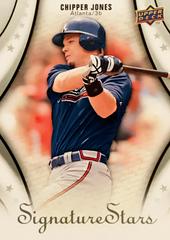 Chipper Jones #25 Baseball Cards 2009 Upper Deck Signature Stars Prices