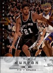 Tim Duncan #172 Basketball Cards 2008 Upper Deck First Edition Prices