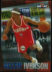 Allen Iverson #8 Basketball Cards 1997 Hoops Rookie Headliner Prices