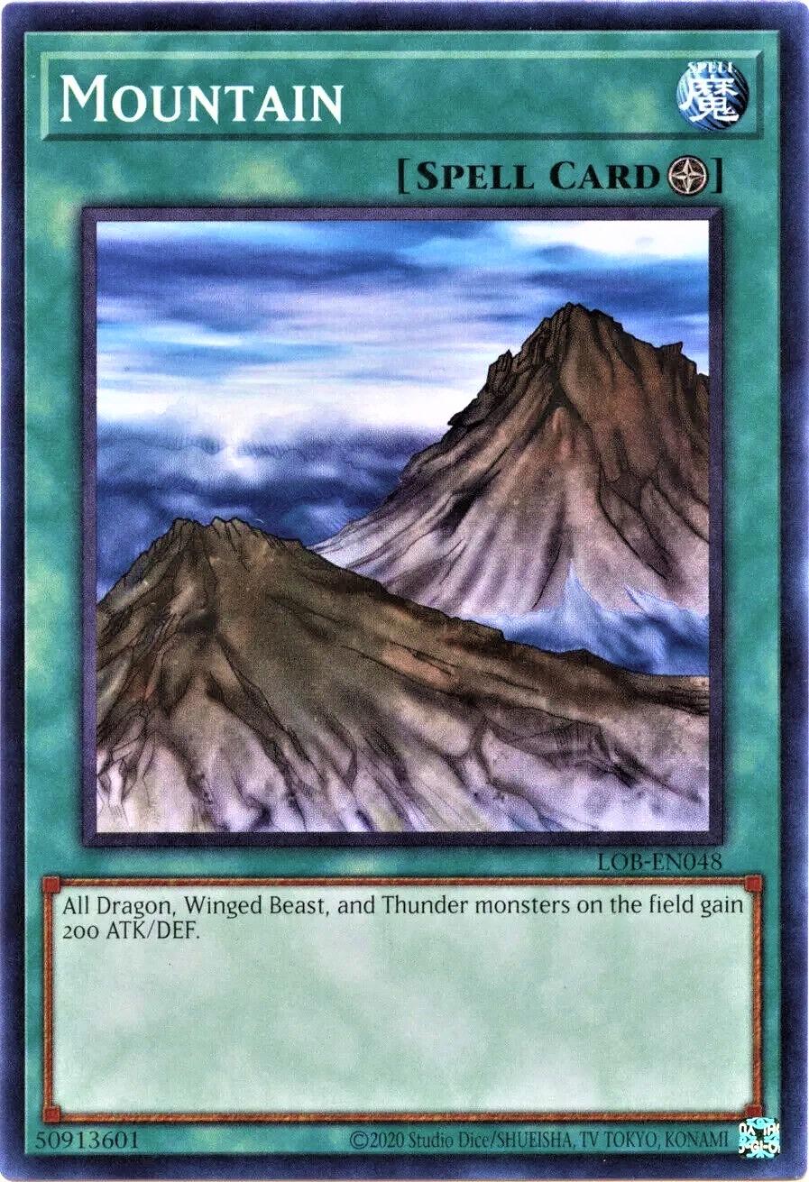 Mountain LOBEN048 Prices YuGiOh Legend of Blue Eyes White Dragon 25th Anniversary Yugioh Cards