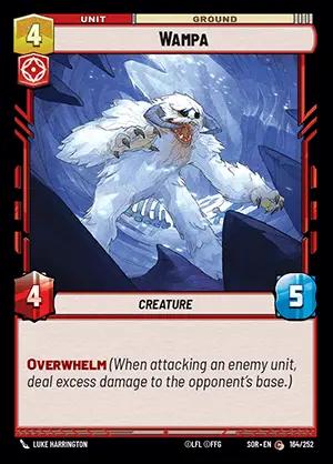 Wampa [Foil Hyperspace] #164 Star Wars Unlimited: Spark of Rebellion