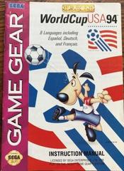 World Cup USA 94 - Manual | World Cup USA 94 Sega Game Gear