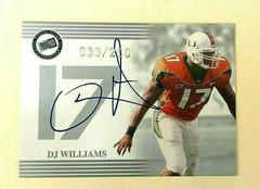 D.J. Williams [Silver] Football Cards 2004 Press Pass Autograph Prices