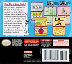 Rear | Big Brain Academy Nintendo DS
