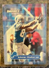 Johnnie Morton #26 Football Cards 2000 Skybox Impact Prices