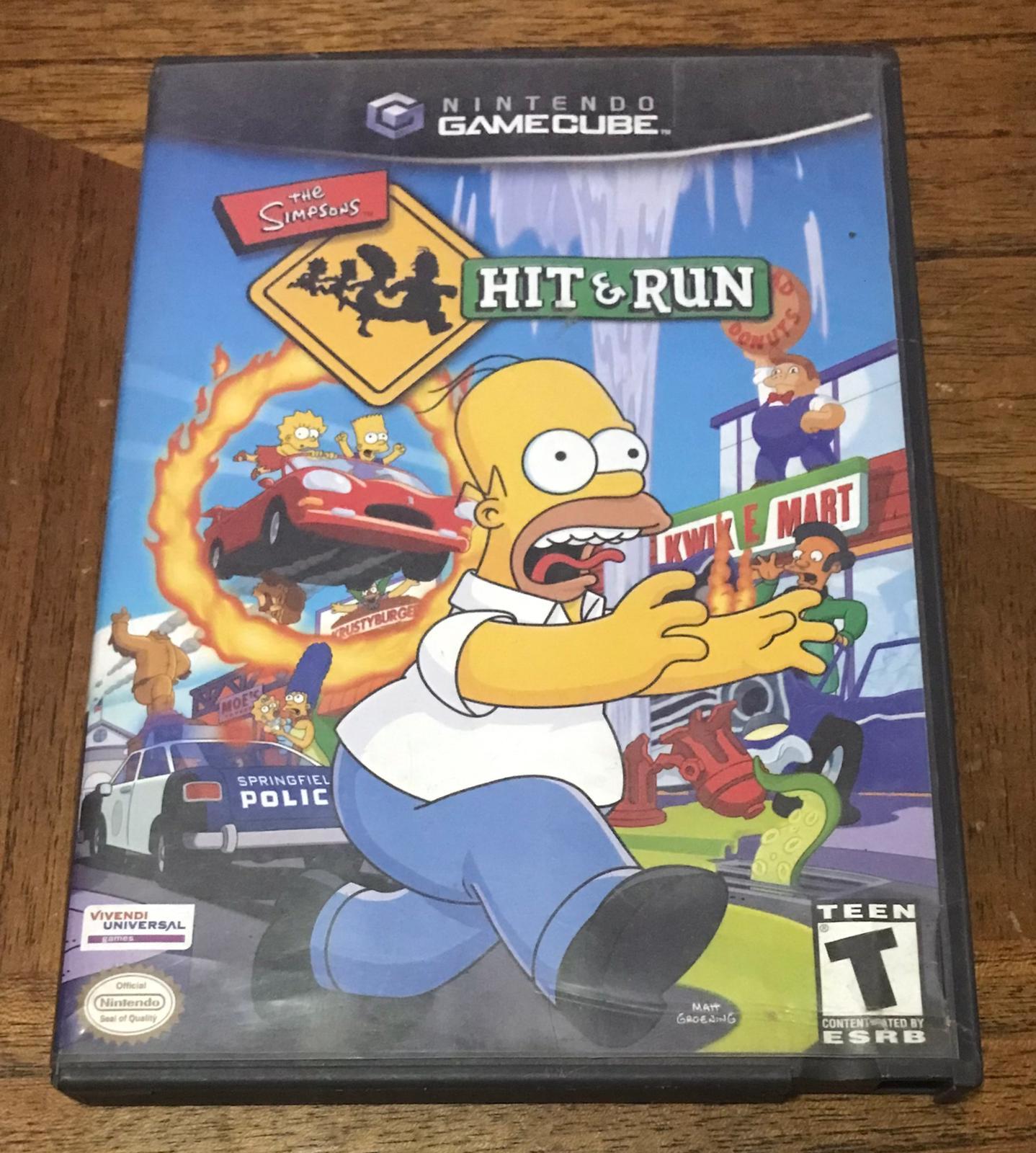 The Simpsons Hit and Run Box only Gamecube