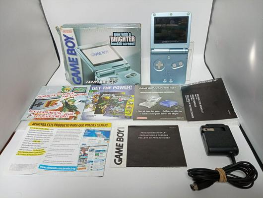 Pearl Blue GameBoy Advance SP [AGS-101] photo
