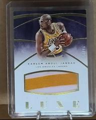Kareem Abdul-Jabbar #19 Basketball Cards 2014 Panini Luxe Memorabilia Prime Prices