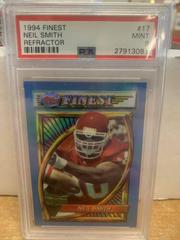 Neil Smith [Refractor] #17 Football Cards 1994 Topps Finest Prices