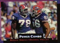 BRUCE SMITH/DARRYL TALLEY Football Cards 1993 Pro Set Power Combos Prices