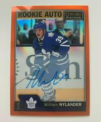 William Nylander [Orange Rainbow] Hockey Cards 2016 O-Pee-Chee Platinum Rookie Autographs Prices