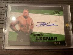 Brock Lesnar [Green] Ufc Cards 2010 Topps UFC Knockout Autographs Prices