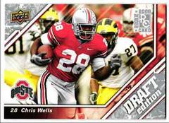 Chris Wells #4 Football Cards 2009 Upper Deck Draft Edition Prices