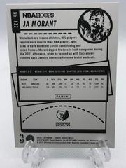 Back Of Card | Ja Morant Basketball Cards 2021 Panini Hoops